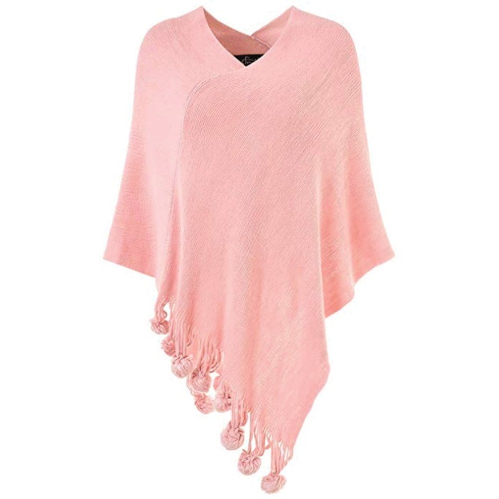 Ferand Women's Cozy Warm Poncho Shawl
